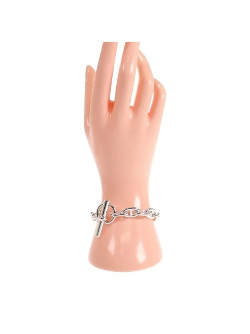 Hermes Chaine D'ancre Koma Ble W/925 Sterling Silver Bracelet